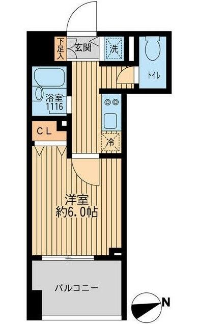 クリオ戸越銀座壱番館の間取り