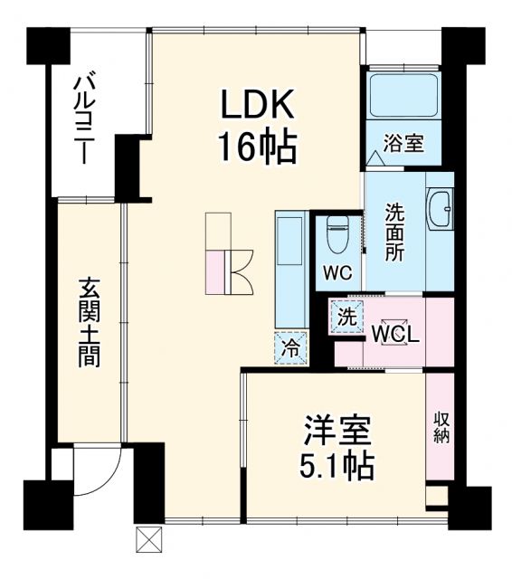 シャリマー西大路の間取り