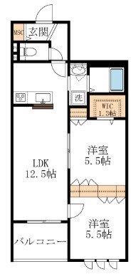 ヘーベルメゾン豊四季の間取り