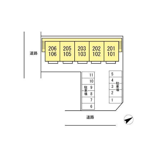 【はなみずきの駐車場】