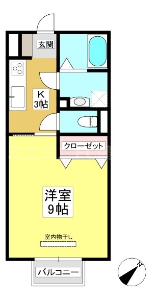 グランテラス高力 A棟の間取り