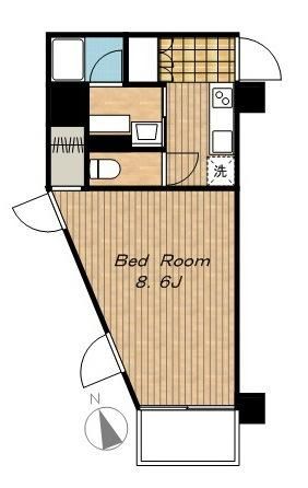 品川区中延のマンションの間取り