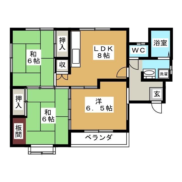 コーポラスサトウIIの間取り