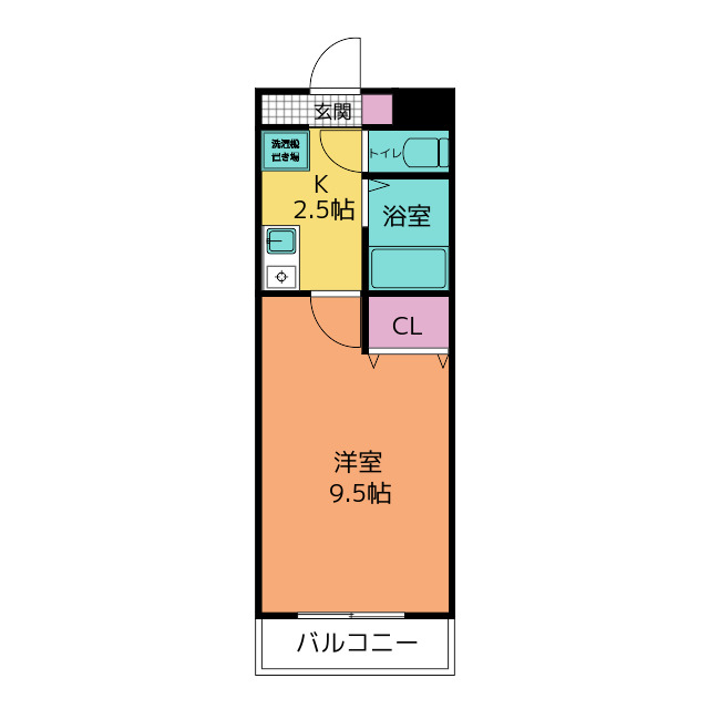 Ａ・Ｃｉｔｙ東新町の間取り