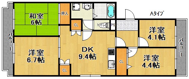 イングス21の間取り