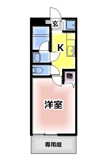 フジパレス　アサヒの間取り