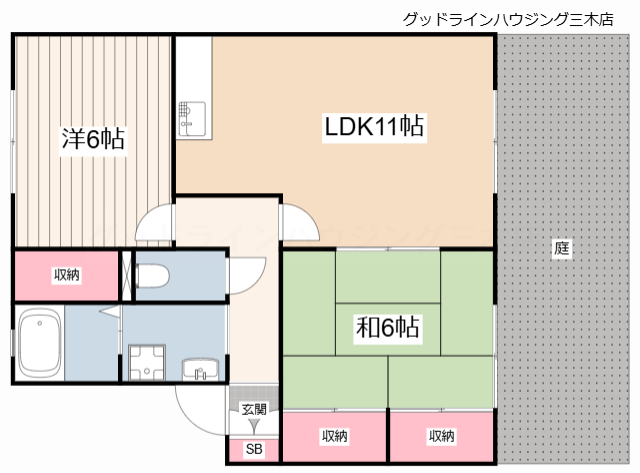 ファミールハイツの間取り