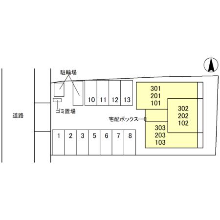 【奈良市東九条町のアパートのその他】