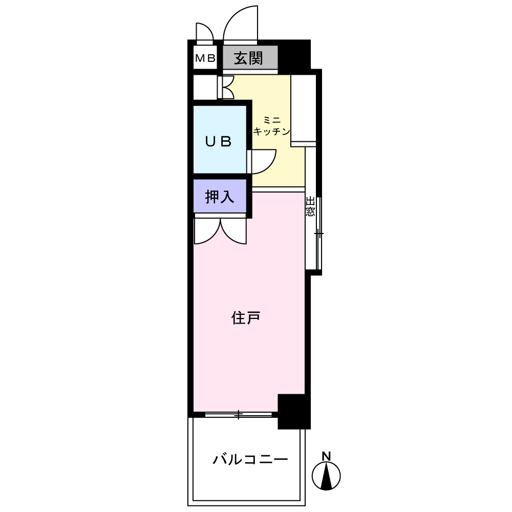 貫井ビルの間取り