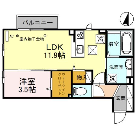 クレセントSK IIの間取り