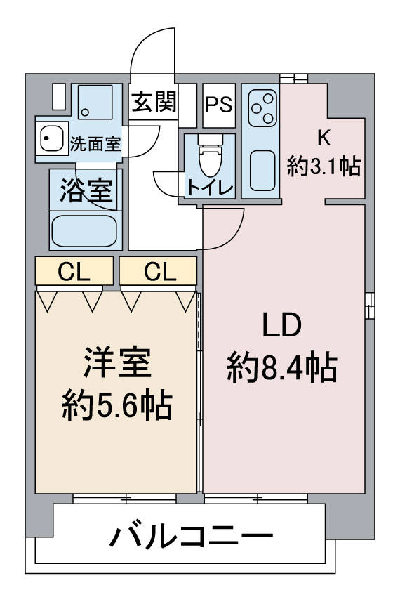 アサヒホフマンの間取り