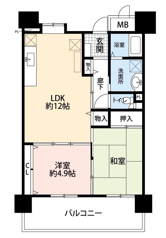 OPH茨木大池の間取り