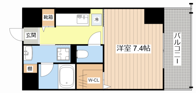 草津市笠山のマンションの間取り