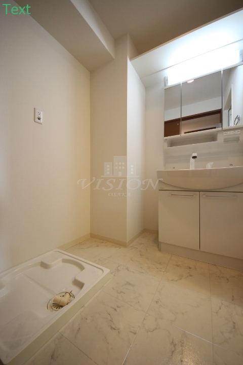 洗面設備　写真は別タイプとなります。