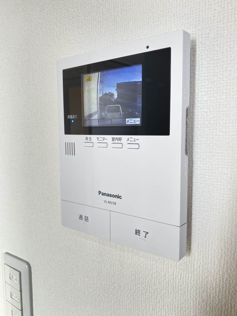 セキュリティ　モニタ付きドアホン