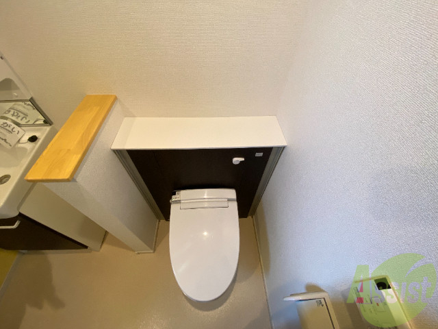 トイレ　トイレは洗面所とつながっており、広く感じました。