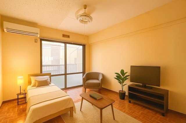 居室・リビング　家具配置イメージ画像です。