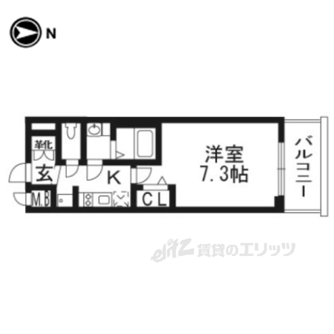 プレサンスTHEKYOTO流雅の間取り写真