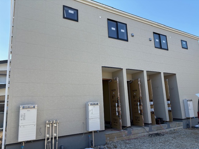 建物外観　建築中