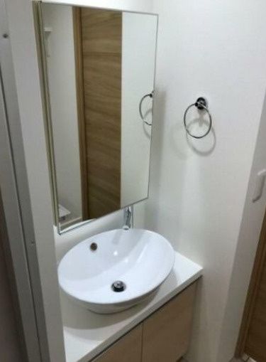 洗面設備　別タイプ部屋　参考写真です