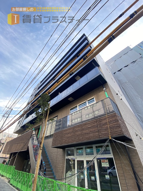 バルコニー　※建築中写真