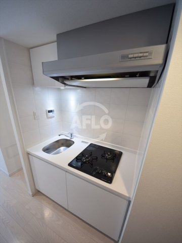 キッチン　S-RESIDENCE谷町五丁目　ガス2口コンロシステムキッ