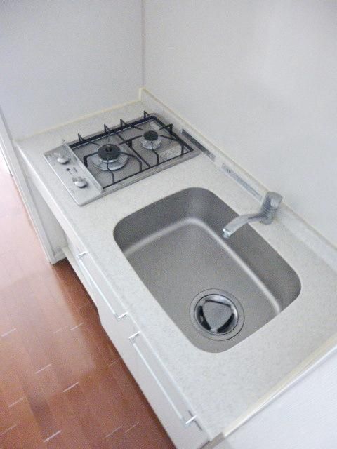 キッチン　★２口ガスコンロのシステムキッチンです★