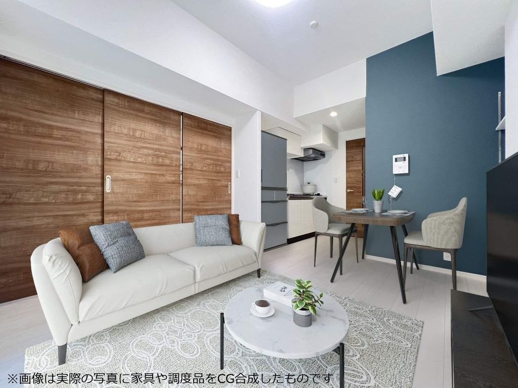 居室・リビング　※画像は実際の写真に家具や調度品をCG合成したものです