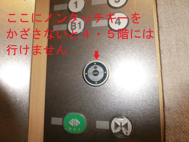 その他共有部分　エレベーター案内
