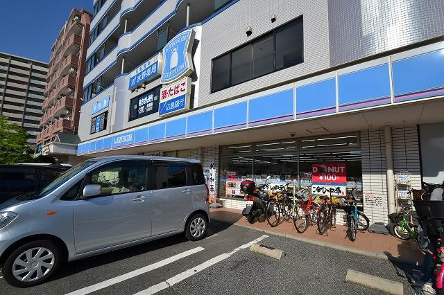 コンビニ　ローソン広島中筋２丁目店（コンビニ）まで80m