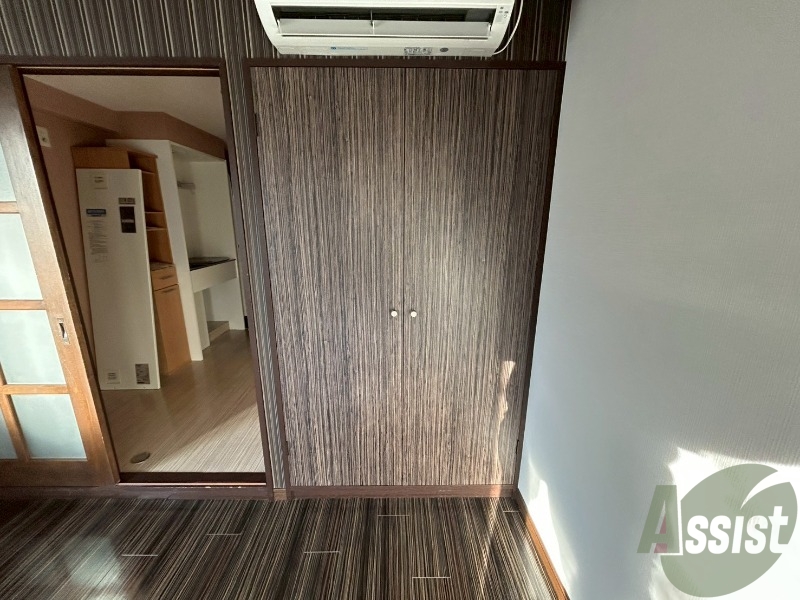 収納　こちらが収納です。有効活用してお部屋を広く使えますね。