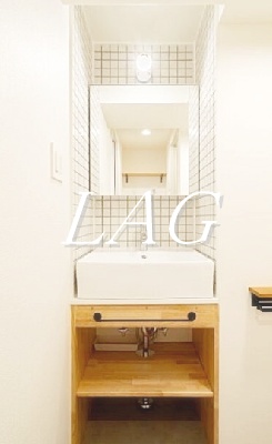 洗面設備　洗面台です。