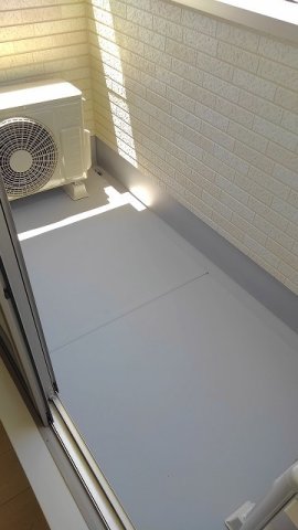 バルコニー　広々としたバルコニーです