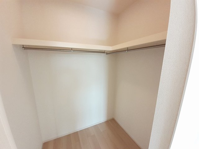 収納　たっぷりとした収納スペースです