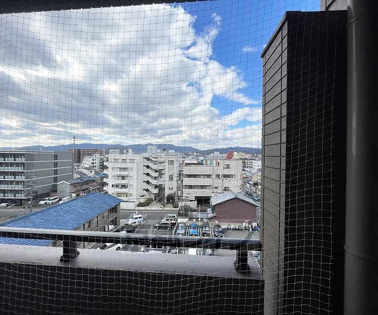 眺望　・６１０号室からの眺望です