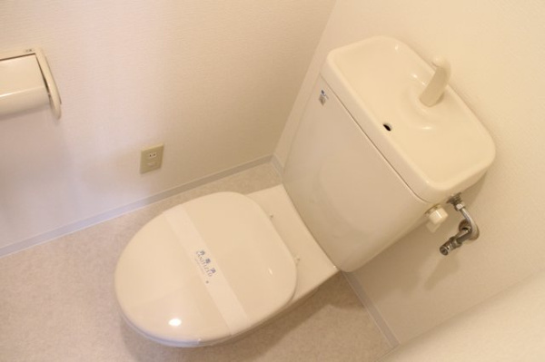 トイレ　落ち着いた色調のトイレです