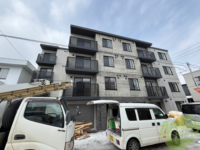 建物外観　豊平区美園１０条「鹿鳴館６」完成予想パース