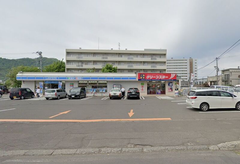 コンビニ　ローソン札幌中の島1条六丁目店（コンビニ）まで447m