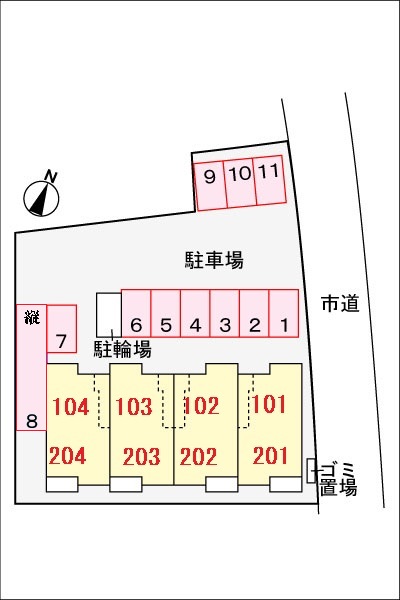 その他共有部分　☆敷地内にゴミ置き場があります☆