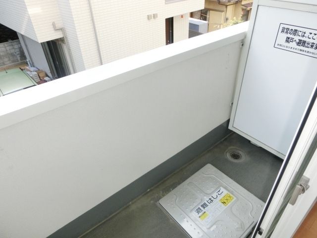 バルコニー　風通しの良いバルコニー。
