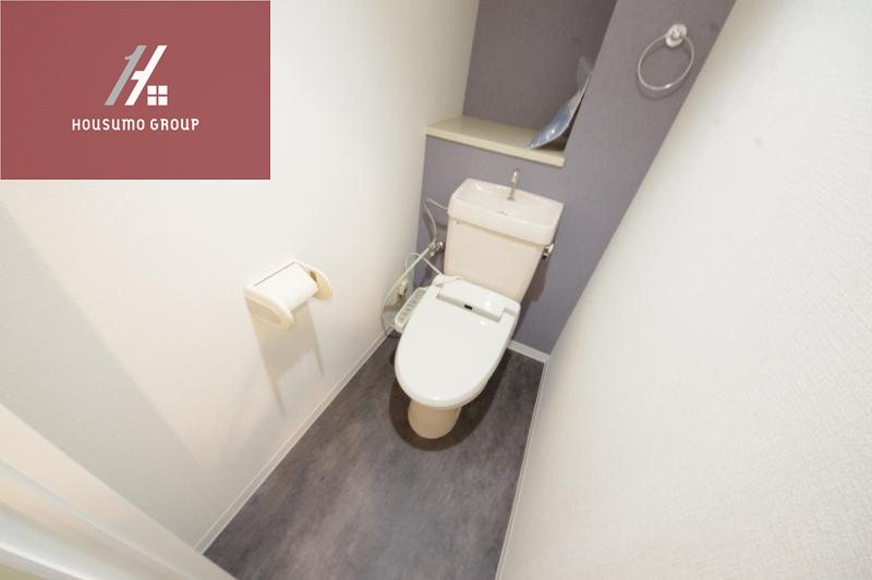 トイレ　ゆったりとした空間のトイレです