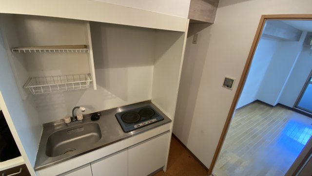 キッチン　コンパクトなキッチンで掃除もラクラク