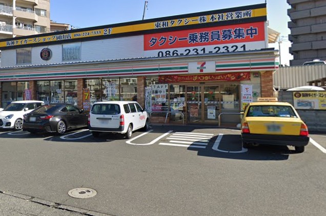 コンビニ　セブンイレブン岡山東古松2丁目店（コンビニ）まで400m
