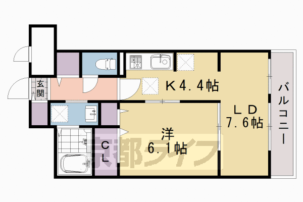 ブランヌーボーの間取り写真
