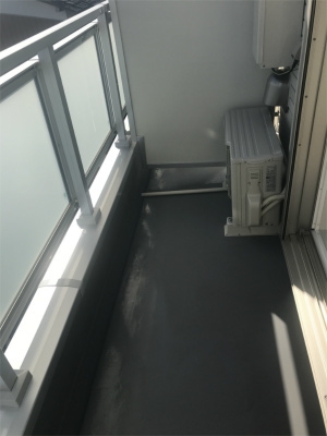 バルコニー　落ち着いた時間を過ごせるバルコニーです