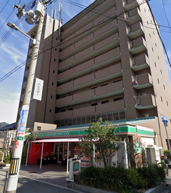コンビニ　ローソンストア100生野南巽店（コンビニ）まで198m