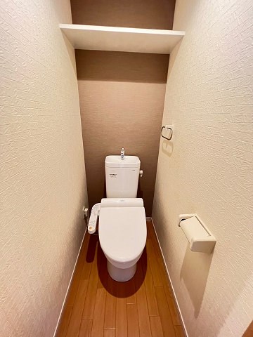 トイレ　ゆったりとした空間のトイレです