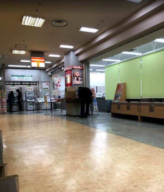 郵便局　新札幌駅デュオ郵便局（郵便局）まで723m