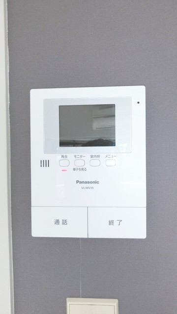 セキュリティ　【ＴＶモニタ付きインターフォン】※前回入居時　現況を優先しま