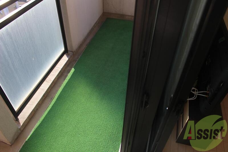 バルコニー　空が広く見えるのは嬉しいですね。